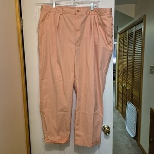 Bills Khakis Mens Relaxed Fit Peach Chino Pants Size 46x28 USA Made Office